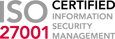 ISO/IEC 27001 zertifiziert